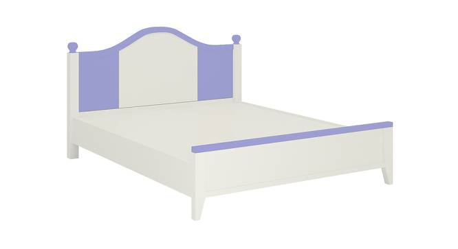 Victoria Kids Teak Wood Queen Bed- Persian Lilac (Persian Lilac) by Urban Ladder - Cross View Design 1 - 560978