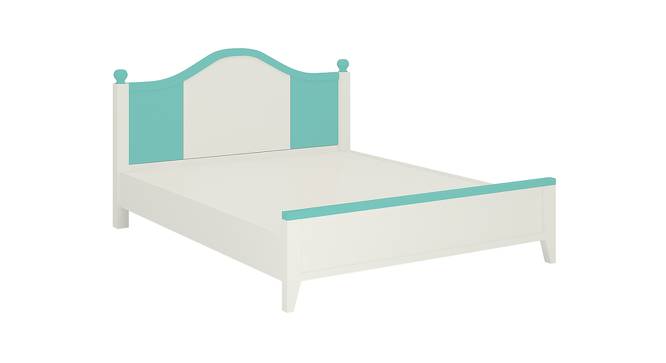 Victoria Kids Teak Wood Queen Bed- Misty Turquoise (Misty Turquoise) by Urban Ladder - Cross View Design 1 - 560980
