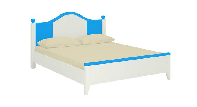 Victoria Kids Teak Wood Queen Bed- Azure Blue (Azure Blue) by Urban Ladder - Cross View Design 1 - 560981