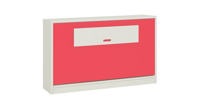 Mystica Murphy Horizontal Wall-Folding Single Bed- Strawberry Pink (Strawberry Pink) by Urban Ladder - Front View Design 1 - 560989