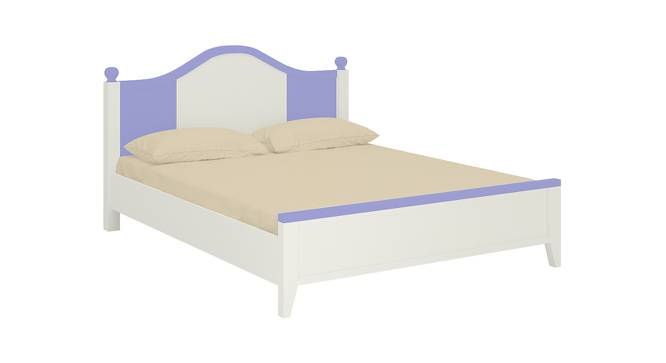 Victoria Kids Teak Wood Queen Bed- Persian Lilac (Persian Lilac) by Urban Ladder - Front View Design 1 - 560991