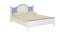 Victoria Kids Teak Wood Queen Bed- Persian Lilac (Persian Lilac) by Urban Ladder - Front View Design 1 - 560991