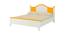 Victoria Kids Teak Wood Queen Bed- Mango Yellow (Mango Yellow) by Urban Ladder - Front View Design 1 - 560995