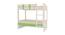 Primera Twin Bunk Bed- Verdant Green (Verdant Green) by Urban Ladder - Design 1 Side View - 560998