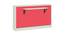 Mystica Murphy Horizontal Wall-Folding Single Bed- Strawberry Pink (Strawberry Pink) by Urban Ladder - Design 1 Side View - 561002