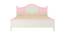 Victoria Kids Teak Wood Queen Bed- English Pink (English Pink) by Urban Ladder - Design 1 Side View - 561005