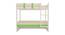 Primera Twin Bunk Bed- Verdant Green (Verdant Green) by Urban Ladder - Design 2 Side View - 561011