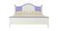 Victoria Kids Teak Wood Queen Bed- Persian Lilac (Persian Lilac) by Urban Ladder - Design 2 Side View - 561013