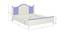 Victoria Kids Teak Wood Queen Bed- Persian Lilac (Persian Lilac) by Urban Ladder - Design 1 Dimension - 561021