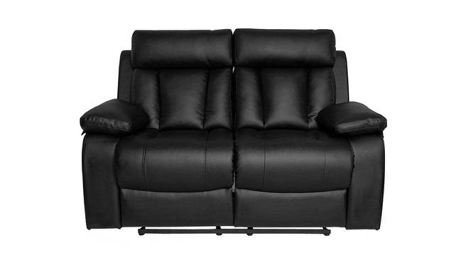 Magna 2-seater Recliner Black (Black, Two Seater) by Urban Ladder - Cross View Design 1 - 561054