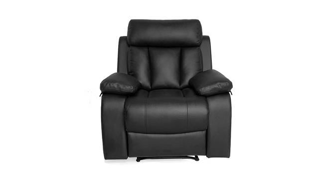 Magna Single seater Recliner Black (Black, One Seater) by Urban Ladder - Cross View Design 1 - 561055
