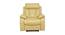 Magna Single seater Recliner Cream (Cream, One Seater) by Urban Ladder - Cross View Design 1 - 561056