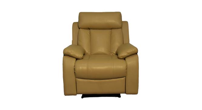 Magna Single seater Recliner Camel (Camel, One Seater) by Urban Ladder - Cross View Design 1 - 561057
