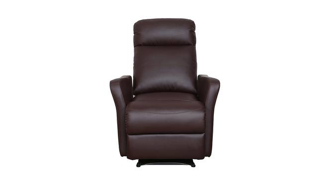 Sleek Single Seater Recliner Brown (Brown, One Seater) by Urban Ladder - Cross View Design 1 - 561061