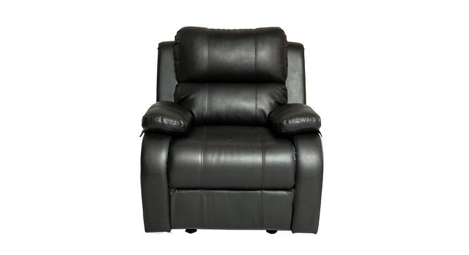 Cheer Single Seater Recliner Black (Black, One Seater) by Urban Ladder - Cross View Design 1 - 561062