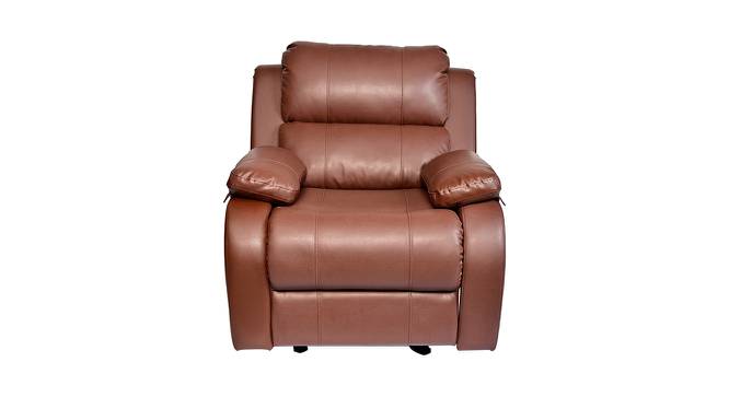 Cheer Single Seater Recliner Tan (Tan, One Seater) by Urban Ladder - Cross View Design 1 - 561063