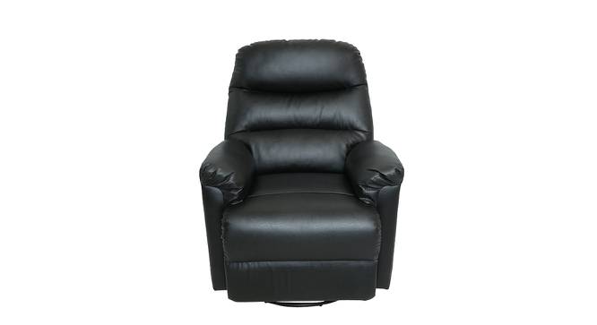 Wave Single Seater Recliner Black (Black, One Seater) by Urban Ladder - Cross View Design 1 - 561064