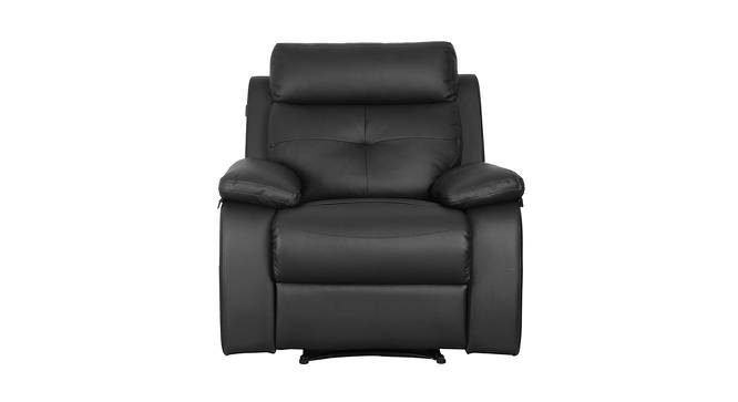 Ohio Single Seater Recliner Black (Black, One Seater) by Urban Ladder - Cross View Design 1 - 561065