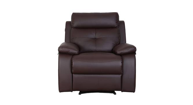 Ohio Single Seater Recliner Brown (Brown, One Seater) by Urban Ladder - Cross View Design 1 - 561066