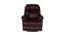 369 Single Seater Recliner Burgundy (Burgundy, One Seater) by Urban Ladder - Cross View Design 1 - 561067