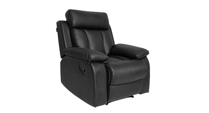 Magna Single seater Recliner Black (Black, One Seater) by Urban Ladder - Front View Design 1 - 561069