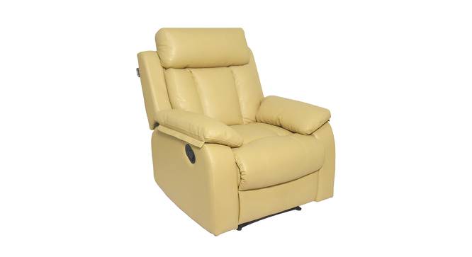 Magna Single seater Recliner Cream (Cream, One Seater) by Urban Ladder - Front View Design 1 - 561070