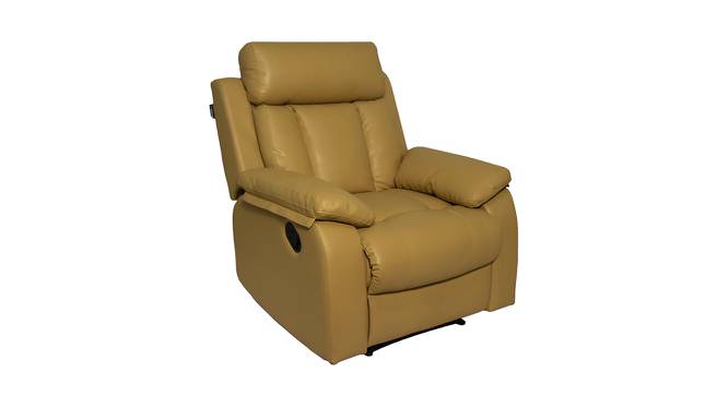 Magna Single seater Recliner Camel (Camel, One Seater) by Urban Ladder - Front View Design 1 - 561071
