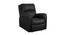 Spino Single Seater Recliner Black (Black, One Seater) by Urban Ladder - Front View Design 1 - 561072