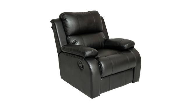 Cheer Single Seater Recliner Black (Black, One Seater) by Urban Ladder - Front View Design 1 - 561076