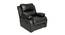 Cheer Single Seater Recliner Black (Black, One Seater) by Urban Ladder - Front View Design 1 - 561076