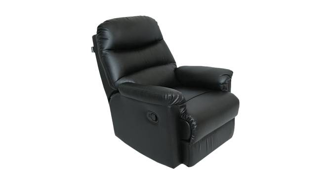 Wave Single Seater Recliner Black (Black, One Seater) by Urban Ladder - Front View Design 1 - 561078