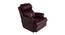 369 Single Seater Recliner Burgundy (Burgundy, One Seater) by Urban Ladder - Front View Design 1 - 561081