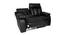 Magna 2-seater Recliner Black (Black, Two Seater) by Urban Ladder - Design 1 Side View - 561082
