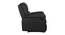 Spino Single Seater Recliner Black (Black, One Seater) by Urban Ladder - Design 1 Side View - 561086