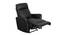 Sleek Single Seater Recliner Black (Black, One Seater) by Urban Ladder - Design 1 Side View - 561088