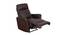 Sleek Single Seater Recliner Brown (Brown, One Seater) by Urban Ladder - Design 1 Side View - 561089