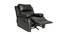 Cheer Single Seater Recliner Black (Black, One Seater) by Urban Ladder - Design 1 Side View - 561090