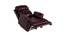 369 Single Seater Recliner Burgundy (Burgundy, One Seater) by Urban Ladder - Design 1 Side View - 561095