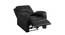 Spino Single Seater Recliner Black (Black, One Seater) by Urban Ladder - Design 2 Side View - 561100
