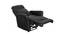 Sleek Single Seater Recliner Black (Black, One Seater) by Urban Ladder - Design 2 Side View - 561102