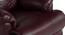 369 Single Seater Recliner Burgundy (Burgundy, One Seater) by Urban Ladder - Design 2 Side View - 561109