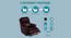 369 Single Seater Recliner Burgundy (Burgundy, One Seater) by Urban Ladder - Design 1 Close View - 561123