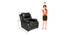 Cheer Single Seater Recliner Black (Black, One Seater) by Urban Ladder - Design 1 Dimension - 561132