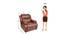Cheer Single Seater Recliner Tan (Tan, One Seater) by Urban Ladder - Design 1 Dimension - 561133