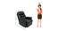 Wave Single Seater Recliner Black (Black, One Seater) by Urban Ladder - Design 1 Dimension - 561134