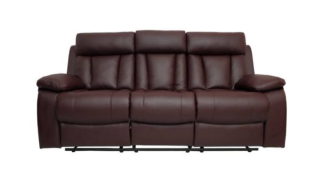 Magna 3-seater Recliner Brown (Brown, Two Seater) by Urban Ladder - Cross View Design 1 - 561148