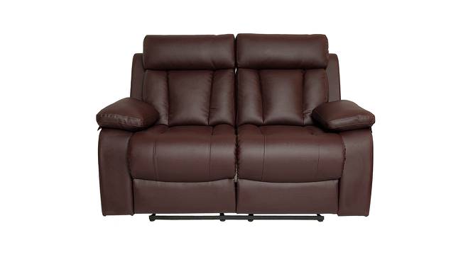 Magna 2-seater Recliner Brown (Brown, Two Seater) by Urban Ladder - Cross View Design 1 - 561149