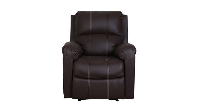 Spino Single Seater Recliner Brown (Brown, One Seater) by Urban Ladder - Cross View Design 1 - 561151