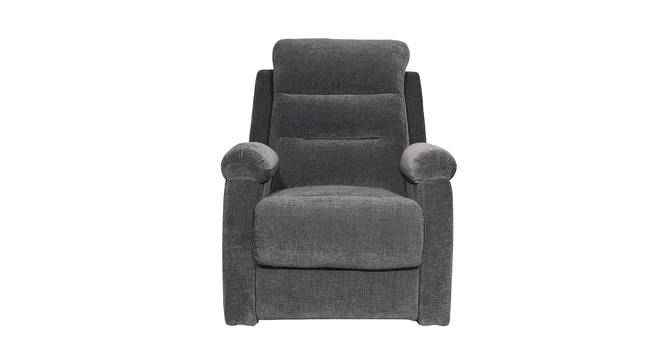 Contour Single Seater Recliner Grey (Grey, One Seater) by Urban Ladder - Cross View Design 1 - 561152