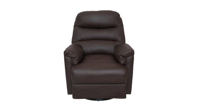 Wave Single Seater Recliner Brown (Brown, One Seater) by Urban Ladder - Cross View Design 1 - 561153
